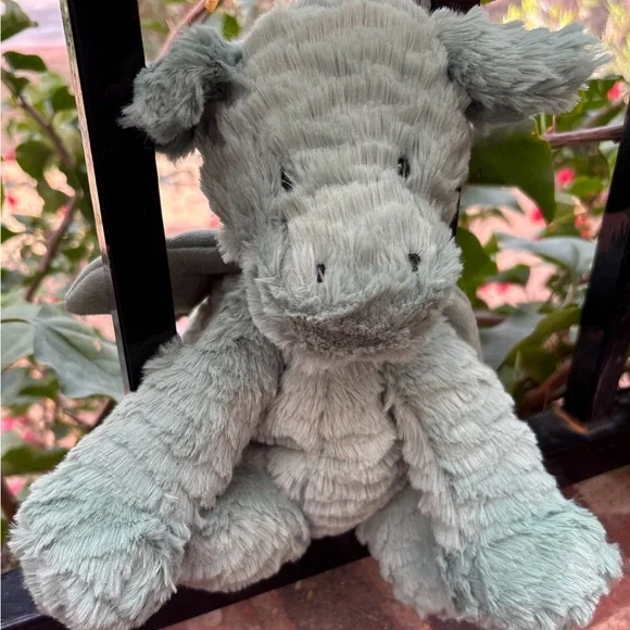 Jellycat FUDDLEWUDDLE DRAGAON authentic US seller NWT out of stock giftable - Picture 8 of 10